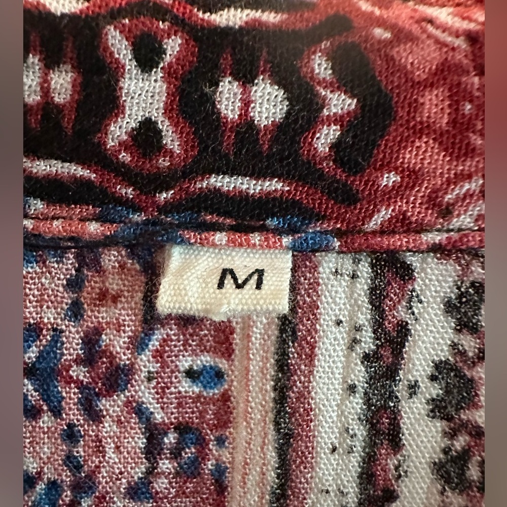 Boho Patterned Collared Sundress - Picture 7 of 12